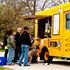 Mobile catering truck serves gourmet dog treats