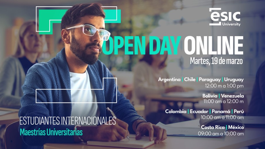 Open Day Online (Maestrías Universitarias) - Estudiantes internacionales