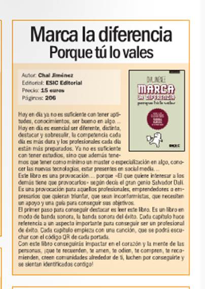 Marca la diferencia porque tu lo vales