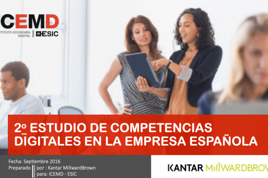 2º Estudio de Competencias Digitales en la Empresa Española 