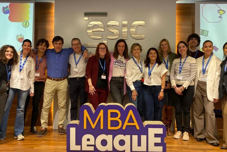 Equipo de ESIC participante en la final de la MBA League Valencia