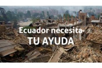 ESIC, con las víctimas del terremoto de Ecuador
